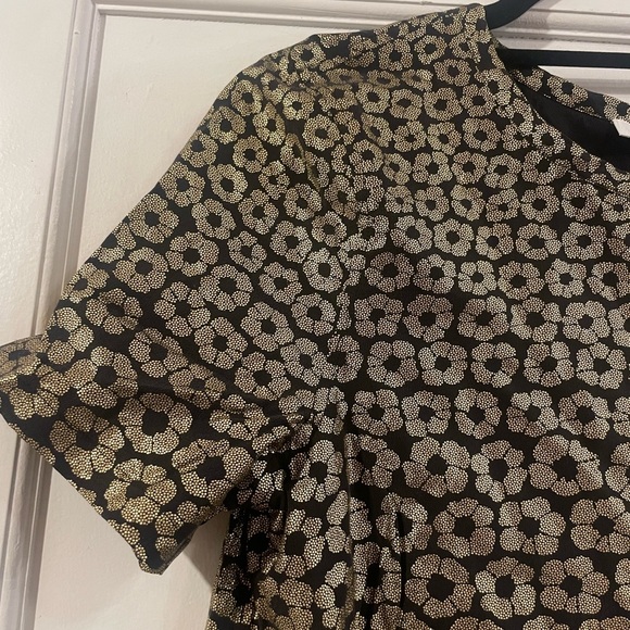 Equipment Riley Metallic Floral-Print Tee - Picture 6 of 10